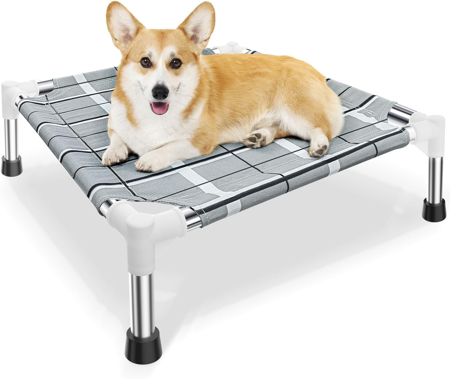 Elevated Dog Bed, Raised Cooling Lifted Dog Cot for Indoor and Outdoor