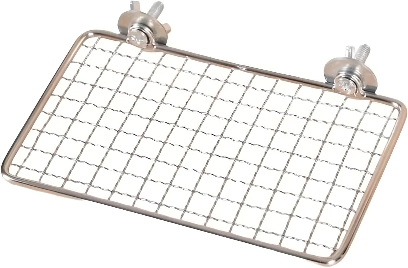 Moisture Proof Metal Grid Perch Stand Bird Rest Platform, Multi-Function Stainless Steel Bird Perch Platform
