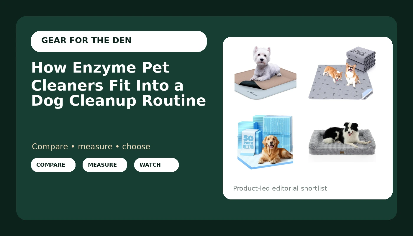 How Enzyme Pet Cleaners Fit Into a Dog Cleanup Routine