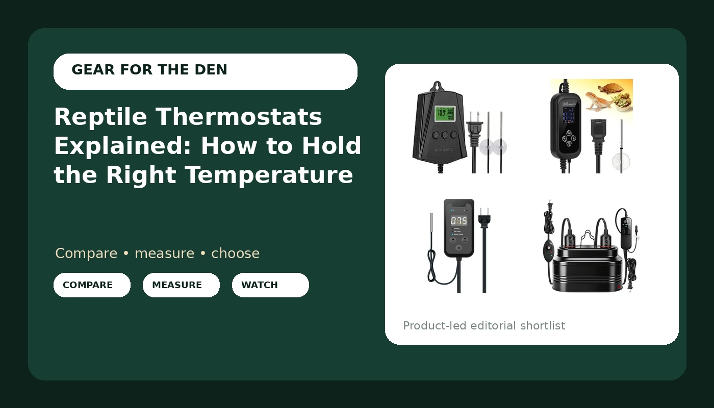 Reptile Thermostats Explained: How to Hold the Right Temperature